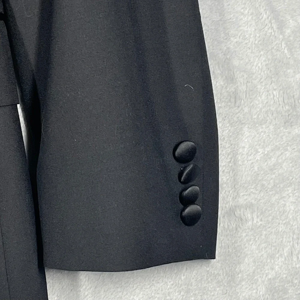 Brooks Brothers Mens 39S Black Wool Tuxedo Jacket Satin Notch Lapel  Canada